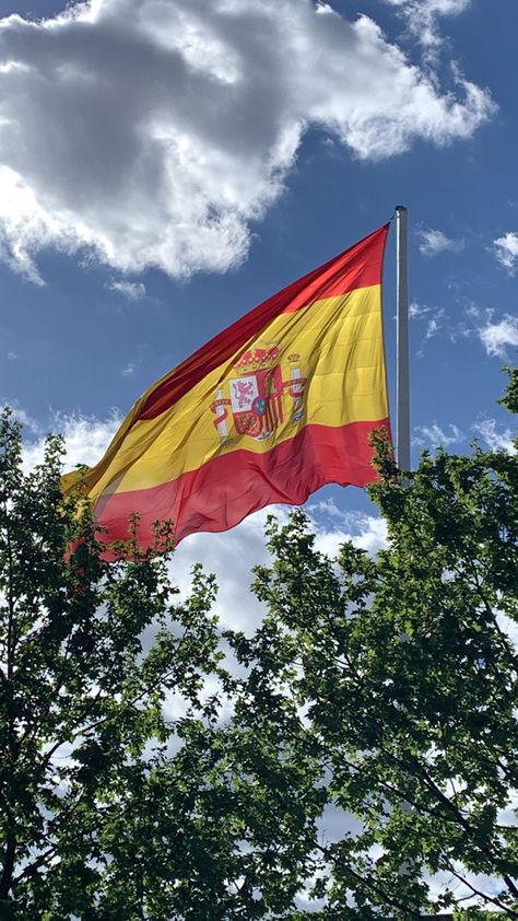 Spanish Flag Aesthetic, Spain Flag Aesthetic, Spain Vibes, Spanish Flag, Spanish Flags, Spain Images, Spain Flag, Spain Aesthetic, Greek Flag