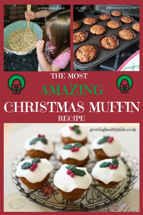 The most amazing Christmas muffin recipe Christmas Muffins Recipes, Muffins Christmas, Kid Muffins, Stuffing Muffins, Christmas Muffins, Recipe For Kids, Delicious Family Meals, Mince Pies, Muffin Recipe