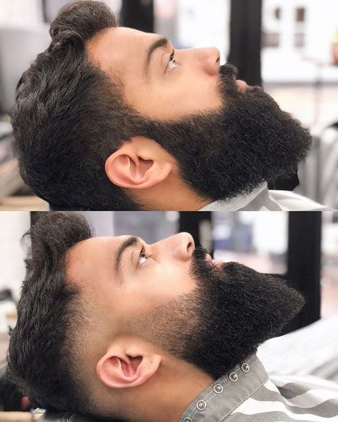 Beard Styles Bald, Beard Styles Shape, Faded Beard Styles, Beard Cuts, Long Beard Styles, Mens Hairstyles With Beard, Beard And Mustache, Beard Haircut, Beard Game