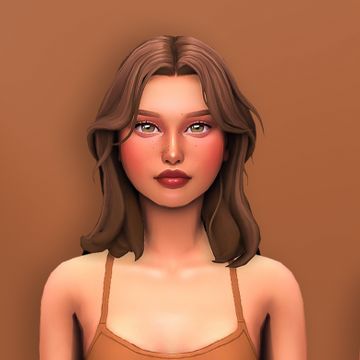 Sheila Hair(Download) | Patreon Sims 4 Cc Hair Shoulder Length, Sims 4 Cc Hair Patreon Short, Sims 4 Cc Mid Length Hair, Sims 4 Cc Hair Curtain Bangs, Sims 4 Shoulder Length Hair, Sims 4 Cc Curtain Bangs, Sims 4 Curtain Bangs, Sims 4 Medium Hair, Sims 4 Medium Hair Cc