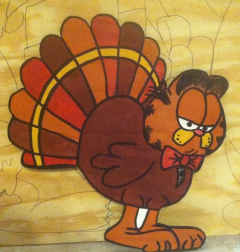 Thanksgiving Garfield Thanksgiving Reference, Garfield Thanksgiving Wallpaper, Garfield Christmas Pfp, Thanksgiving Garfield, Garfield Thanksgiving, Thanksgiving Widgets, Thanksgiving Pfp, Funny Turkey Pictures, Silly Pfps