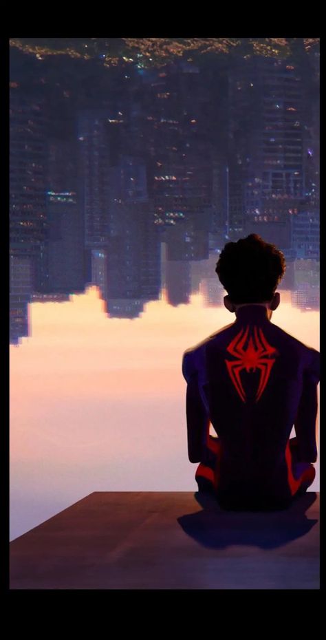 Couple Matching Wallpaper Aesthetic, Spider Man Across The Spiderverse, Miles Morales Spider Man, Marvel Paintings, Spider Men, Image Spiderman, Cute Eyes Drawing, Landscape Painting Tutorial, Cute Headers For Twitter