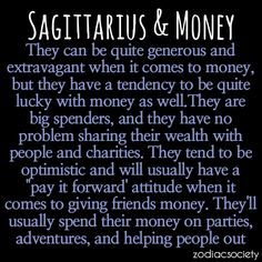 Sagittarius and Money Zodiac Sagittarius Facts, Sagittarius Personality, Sagittarius Traits, Sagittarius Season, Sagittarius Girl, Sagittarius Astrology, Horoscope Sagittarius, Sagittarius Quotes, Sagittarius Love