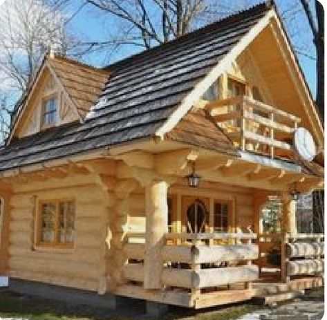 Small Log Homes, Stone Cabin, How To Build A Log Cabin, Resort Cabins, Log Home Designs, Small Log Cabin, Concept Model, Homes Interior, Architecture Concept