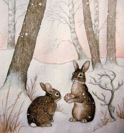 Feeling weary from the day , hop,hop, hop, to hit the hay ♥♥♥ Beatrice Potter, Merry Christmas Eve, Rabbit Art, Bunny Art, Art Et Illustration, Beatrix Potter, Childrens Illustrations, Pics Art, 그림 그리기