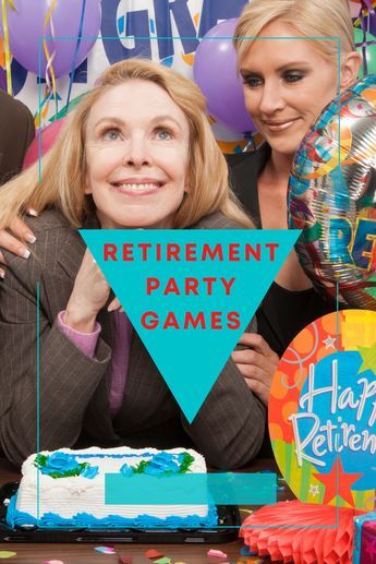 23 Fun Retirement Party Games - Fun Party Pop Retirement Party Games Funny, Retirement Party Game Ideas, Retirement Games Activities, Games For Retirement Party, Games To Play At Retirement Party, Retirement Party Activities, Retirement Games To Play, Retirement Party Games Activities, Fun Retirement Party Ideas