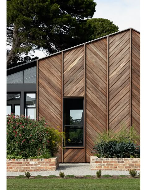 Wood Facade, Casa Country, Top Architects, Australian Architecture, Casa Container, Casa Exterior, Timber Cladding, Modern House Exterior Colors, Australian Homes