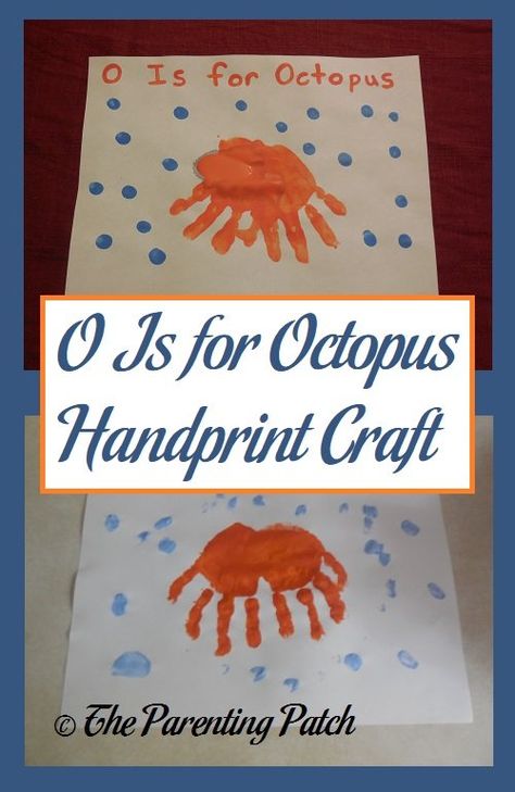 Jellyfish Handprint, J Is For Jellyfish, O Is For Octopus, Make A Letter, Craft Handprint, Octopus Crafts, How To Make Letters, Jellyfish Craft, Footprint Crafts