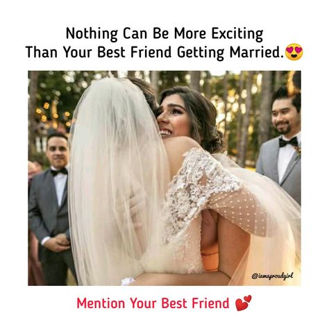 Bride To Be Captions, Just Married Quotes, Wedding Wishes For Sister, Story Captions, Married Quotes, Best Friend Captions, Message For Best Friend, Wedding Captions, Wishes For Sister