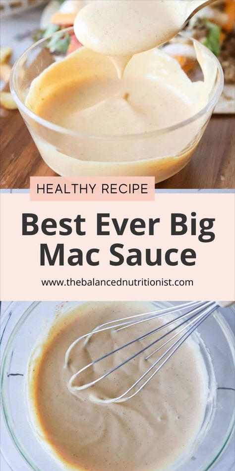 Create a homemade Big Mac sauce with Greek yogurt for a lighter, tangy twist on the classic. This recipe offers a healthier Big Mac sauce using Greek yogurt as the base. This Greek yogurt Big Mac sauce is an easy Big Mac dressing recipe you’ll love. Healthy Burger Sauce, Sauce With Greek Yogurt, Big Mac Dressing, Burger Sauce Recipe, Homemade Big Mac Sauce, Burger Sauces Recipe, Homemade Big Mac, Big Mac Sauce, Mac Sauce