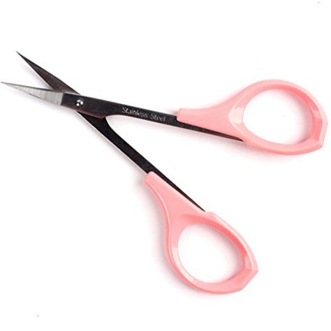 EMILYSTORES 4 Curved Craft Scissors For Eyebrow Eyelash Extensions Stainless Steel 1PC -- Want to know more, click on the image.(This is an Amazon affiliate link and I receive a commission for the sales) Chippy Painted Furniture, Shape Your Eyebrows, Eyebrow Scissors, Eyebrow Extensions, Trimming Scissors, Craft Scissors, Perfect Brow, Eyebrow Tweezers, Beauty Eyebrow