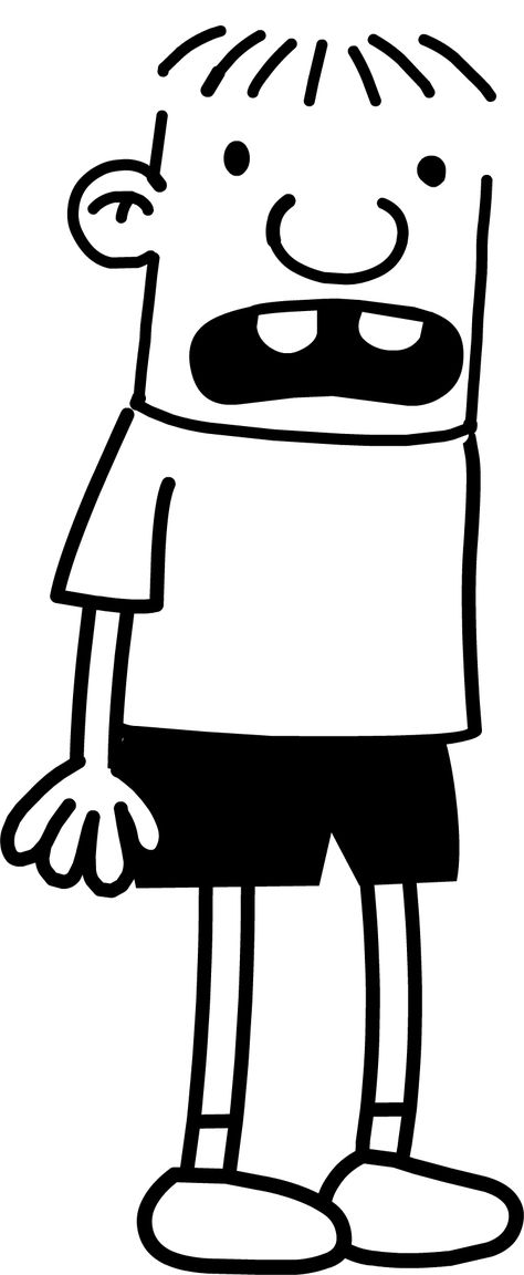 Rowley Jefferson is the friendly and good-natured best friend of Greg Heffley and the son of Robert and Linda Jefferson, who spoil and are often overprotective of him. He is a major character and deuteragonist in the Diary of a Wimpy Kid series, often accompanying Greg on his misadventures and getting roped into his schemes, though plays a more antagonistic role in the books where he and Greg are at odds, such as Diary of a Wimpy Kid, The Ugly Truth, and Hard Luck. In addition, Rowley is the pro Rowley Diary Of A Wimpy Kid, Rowley Jefferson, Wimpy Kid Series, Head Template, Greg Heffley, Halloween Attractions, Diary Of A Wimpy, Diary Of A Wimpy Kid, Kids Diary