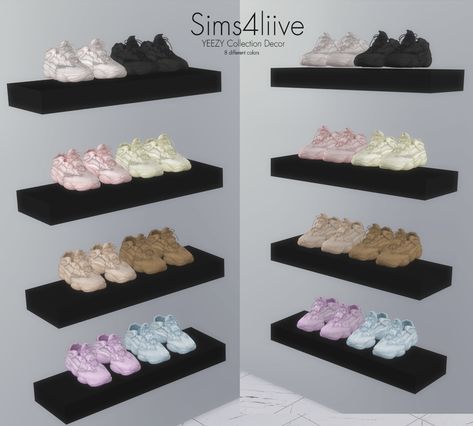 Sims 4 Yeezy, Play Sims, Sims 4 Mods, Sims 4, Mesh, Quick Saves