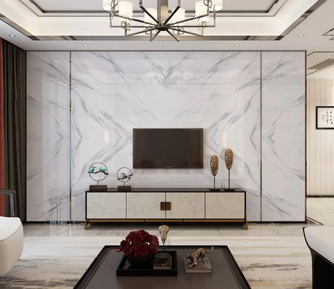 Neoclassic Interior, Mirror Decor Living Room, Marble Wall Mural, Wallpaper Walls Decor, Classic Interior Design, Built In Furniture, Luxury Homes Interior, Marble Wall, Bamboo Charcoal