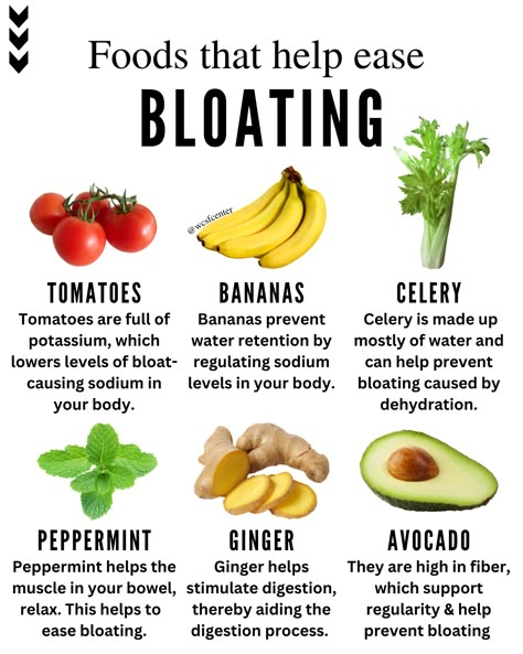 Ways to beat the bloat! 6 foods to add to your grocery list asap 🛒 Food That Dont Bloat You, Foods For Bloat, Bloat Free Foods, No Bloat Foods, No Bloat, Always Bloated, Healthy Gut Diet, Beat The Bloat, Gut Diet