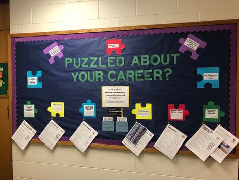 Career And Technical Education Bulletin Boards, College And Career Bulletin Board Ideas, Career Services Bulletin Board Colleges, College And Career Bulletin Board Ideas Middle School, College And Career Week Elementary Bulletin Boards, Career Development Bulletin Board Ra, Career Bulletin Boards, I Love School, Fire Safety