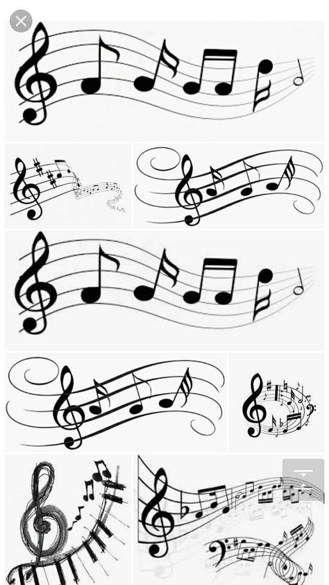 Musical Notes Tattoo, Notes Tattoo, Music Doodle, Dad Tattoo, Music Tattoo Designs, Note Tattoo, Half Sleeve Tattoos For Guys, Dad Tattoos, Lotus Pond