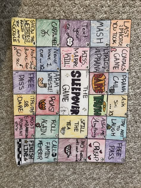 Fun Sleepover Activities, Teen Sleepover Ideas, Fun Sleepover Games, Sleepover Party Games, Birthday Sleepover Ideas, Teen Sleepover, Bored Games, Halloween Fest, Best Friend Activities