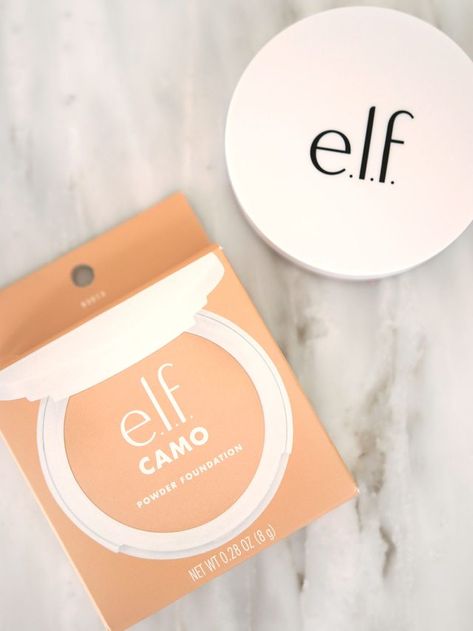 Elf Powder Foundation, Elf Camo Powder Foundation, Elf Powder, Elf Skincare, Elf Foundation, Pressed Powder Foundation, Makeup Over 50, Foundation Shade, Budget Beauty