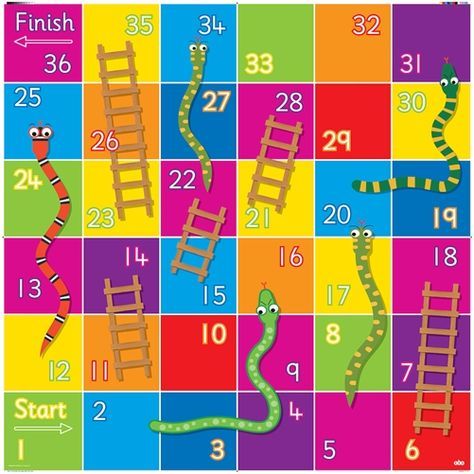 Snakes And Ladders Template, Snakes And Ladders Printable, Mind Activities, Bee Bot Activities, Bee Bot Mats, Bee Bots, Snakes And Ladders Game, Kindergarten Technology, Ladders Game