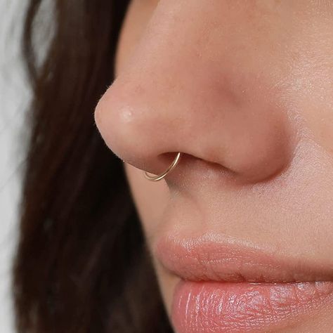 Septum Piercing Hoop, Fake Septum Piercing, Fake Septum Ring, Faux Septum Ring, Faux Septum, Septum Hoop, Septum Nose Rings, Fake Nose Rings, Fake Nose