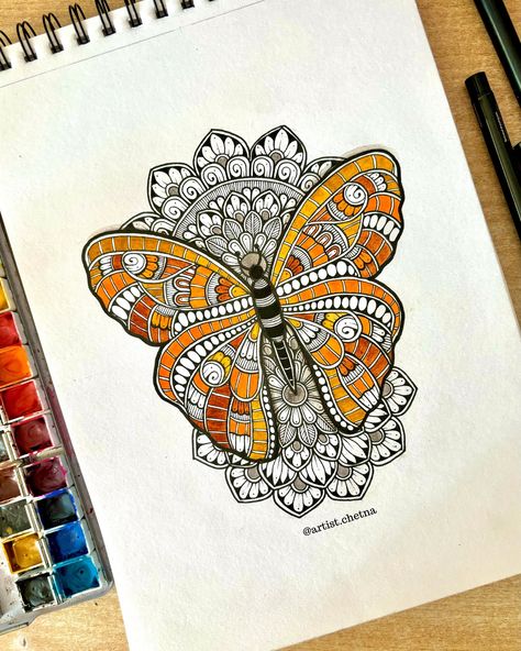 Zentagle Drawing Ideas, Mandala Art Ideas Creative, Drawing Ideas Butterfly, Mandala Doodle Art, Circle Mandala Art, Zentagle Drawing, Butterfly Mandala Art, Butterfly Doodle, Creative Mandala