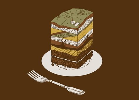 I have this one, too! Mainly because I love tiramisu, not necessarily geology.... Geology Aesthetic Wallpaper, Geophysics Aesthetic, Geology Wallpaper, Geology Drawing, Geology Aesthetic, Geology Cake, Geology Tattoo, Geology Poster, Geography Aesthetic