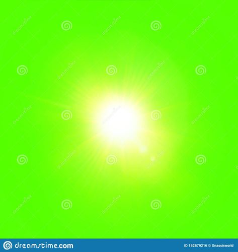 Stars Illustration, Sun And Stars, Green Screen, Stock Illustration, Screen, Sun, Natural Landmarks, Stars, Green