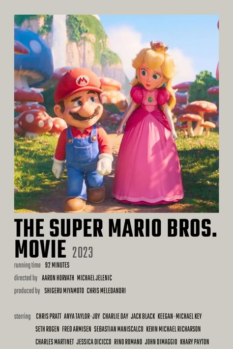 The Super Mario Bros. Movie Movie Poster Super Mario Movie Poster, The Super Mario Bros Movie Poster, The Super Mario Bros Movie 2023, Mario Movie Poster, Super Mario Bros Poster, Minimalist Poster Movie, Super Mario Poster, Movie Minimalist Poster, Movie Mario