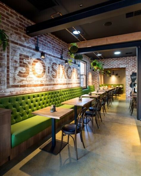 Restaurant Booths Design, Hip Restaurant Design, Small Pizza Restaurant Design, Modern Mexican Restaurant Decor, Restaurant Flooring Ideas, Imvu Accessories, Steakhouse Restaurant Design, Assembly Ideas, Bar Renovation