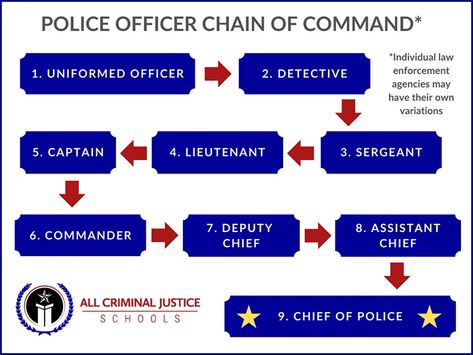 Police Ranks in Order | U.S. Chain of Command Explained Police Ranks U.s. States, Police Rank, Chain Of Command, Detective Agency, Different People, Career Path, The Agency, Police Department, Law Enforcement