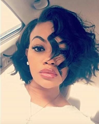 Weave Hairstyles For Black Women, Short Quick Weave Hairstyles, Short Quick Weave, Sassy Hairstyles, Short Hairstyles For Black Women, Best Short Hairstyles, Black Curls, Wavy Bob Hairstyles, Quick Weave Hairstyles