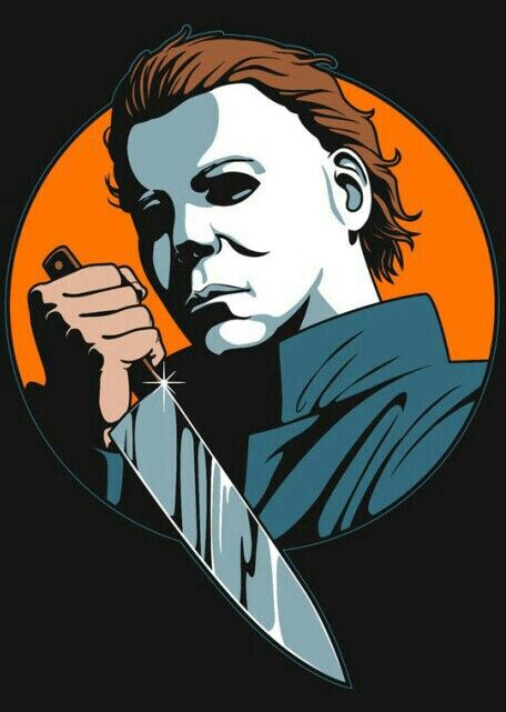 MICHAEL MYERS Michael Myers Cartoon, Halloween Kills, Cartoon Drawing, Michael Myers, Orange, Halloween, Red, On Instagram, Clothes