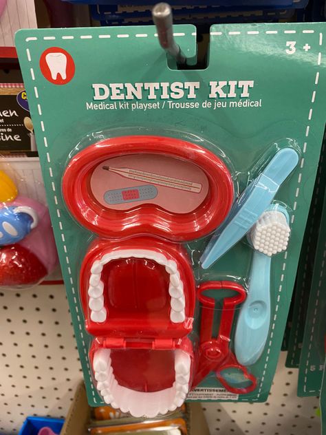 Went to Dollar Tree today ! They have new kits for kids ! Dentist & two doctor kits ! Melissa And Doug Doctor, Toy Dentist Kit, Toy Doctor Kit, Kids Doctor Set, Dollar Tree Toys, Toy Kitchen Set Walmart, Kids Dentist, Dollar Tree Gifts, Activity Kits