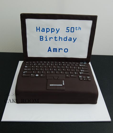 Typewriter Cake, Keyboard Typewriter, Computer Cake, Happy 24th Birthday, 8 Cake, Gateaux Cake, 24th Birthday, Electronics Mini Projects, Happy 50th Birthday