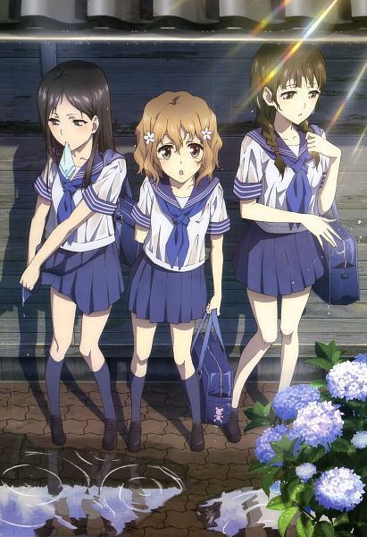 Hanasaku Iroha - Minko, Ohana, and Nako Hanasaku Iroha, Belle Cosplay, Haruhi Suzumiya, Anime Nerd, Friend Anime, Anime Best Friends, Best Friends Forever, Vol 2, Friends Forever