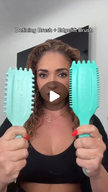 Bounce Curl | Wavy Curly Coily Hair Products on Instagram: "Thank you for sharing your story @persiabella 💕

Check out her post details ⬇️⬇️ 

Embrace self-love through your curly hair routine! Let me walk you through one of my favorite routines using #bouncecurl 

	1.	Water mister
	2.	Defining Butter
	3.	Light hold gel
	4.	Define and Volume EdgeLift brushes
	5.	Microfiber towel

Your curls will thank you! 

#hair #journey #selfcare #haircare" Bounce Curl Brush, Coily Hair Products, Curly Brush, Gel For Curly Hair, Brush For Curly Hair, Curly Coily Hair, Bounce Curl, Water Mister, Wet Brush