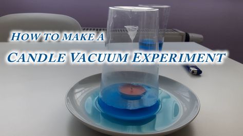 How to get the water to rise? Nope, you don't need the Tide, all you need is a Candle 🕎 and a Glass 🥃. Learn all about Partial Vacuum in this simple, yet effective #STEM #Science #Experiment. Light Science Experiments, Air Pressure Experiments, Things To Do Inside, Candle Science, Light Experiments, Water Experiments, Atmospheric Pressure, Light Science, Water Candle