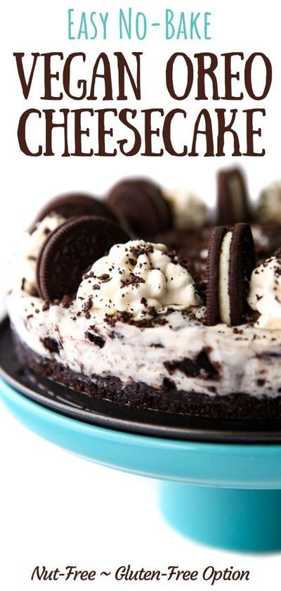 Cheesecake Recipes Christmas, Christmas Desserts Cheesecake, Vegan No Bake Desserts, Vegan Oreo Cheesecake, Vegan Cheesecake Recipes, Healthy Vegan Dessert, Vegan Cheesecake Recipe, Best Christmas Desserts, Dessert Original