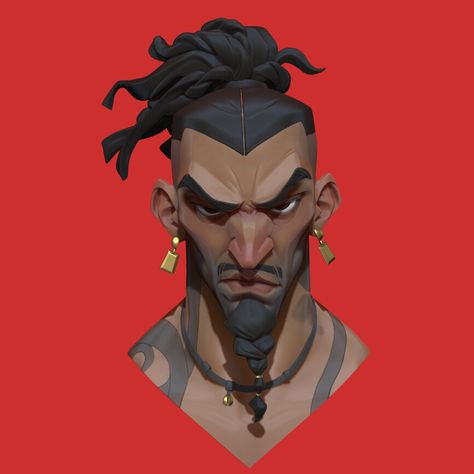 Female Stylized Character, Stylized Head, Character Practice, Stylized Face, Face Illustration, Unique Faces, Male Characters, Male Character, Game Character Design