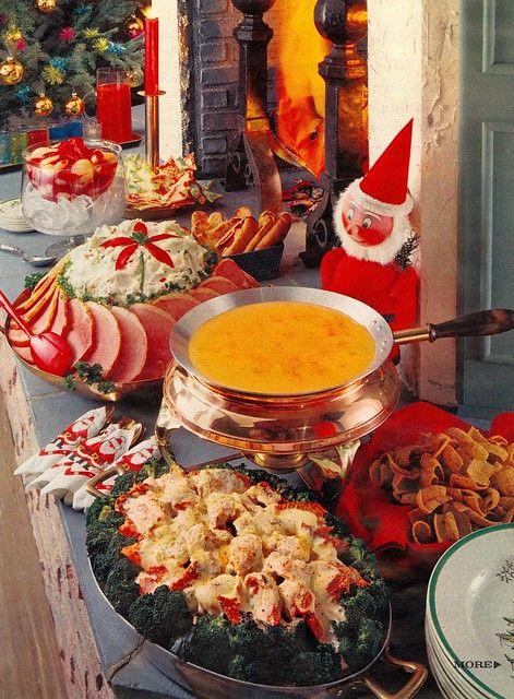 Women's Day-Dec 1962 | Women's Day-Dec 1962 | File Photo Digital Archive | Flickr Vintage Meals, Xmas Meals, Creepy Kitchen, Ugly Food, Christmas Potluck, Jello Salads, Xmas Table, Vintage Housewife, Boogie Nights