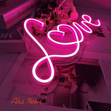 #NeonLightSigns #BrightIdeas #NeonSigns #BrightIdeas Neon Love, Cheap Neon Signs, Sign For Wedding, Neon Quotes, Neon Wall Art, Neon Sign Shop, Love Neon Sign, Neon Decor, Neon Painting