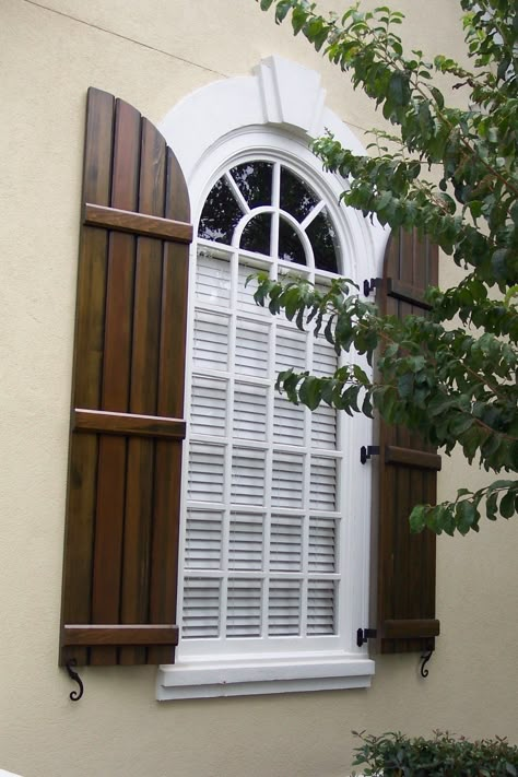 Board and Batten Exterior Shutters Exterior Window Trim Ideas, Window Trim Paint, Exterior Window Trim, Window Shutters Exterior, Outdoor Shutters, Board And Batten Exterior, Painting Shutters, Exterior Window, House Shutters