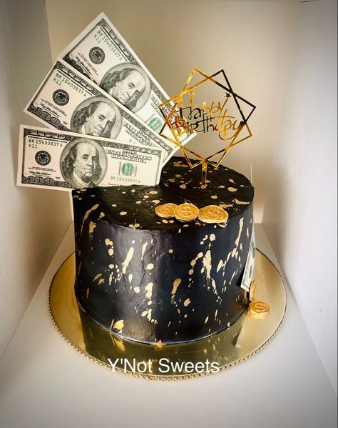 Money Birthday Cake, Money Birthday, 21st Birthday Ideas, Money Cake, 21st Birthday, Birthday Ideas, Birthday Cake, Money, Cake