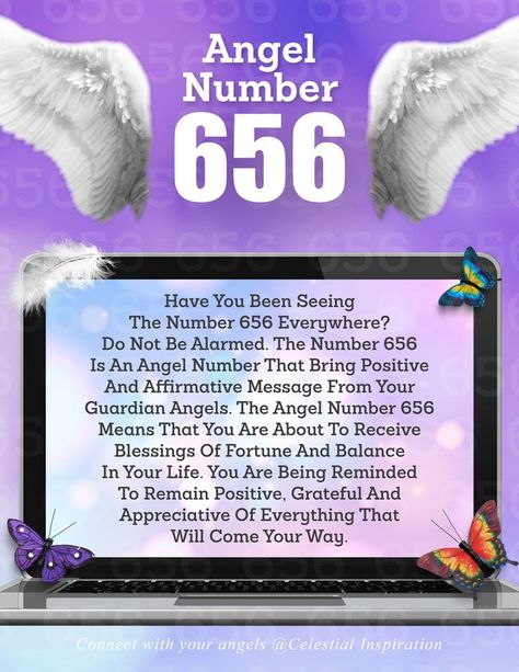 The number 656 is an angel number that bring positive and affirmative message from your guardian angels. The angel number 656 means that you are about to receive blessings of fortune and balance in your life. You are being reminded to remain positive, grateful and appreciative of everything that will come your way. Listen To Your Intuition, Angel Number Meaning, Lucky Wallpaper, Star Reading, Angel Number Meanings, Dream Meanings, Your Guardian Angel, Number Meanings, Guardian Angels