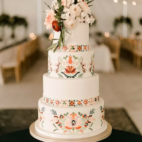 Custom Wedding Cakes | Sugar Flower Cake Design | United States Mexican Style Wedding, Mexican Wedding Decorations, Charro Wedding, Mexican Wedding Cake, Flower Cake Design, Mexican Cake, Mexican Inspired Wedding, Sugar Flowers Cake, Mexican Themed Weddings