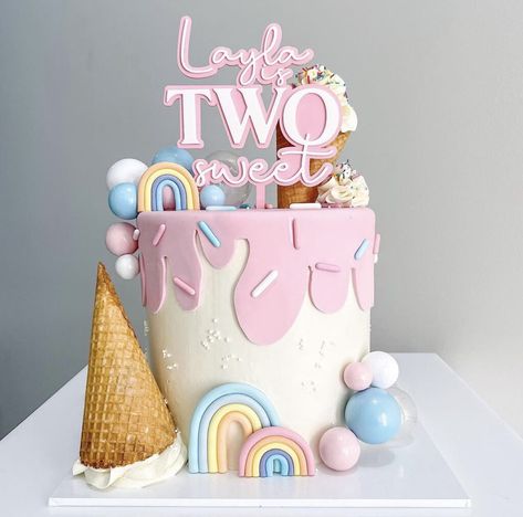 2nd Year Birthday Cake, 2 Birthday Cake Ideas, Two Years Old Birthday, Two Year Birthday Cake, Two Sweet Party 2nd Birthday Cake Ideas, Two Sweet Birthday Cake Ideas, Cake For 2nd Birthday, 2 Sweet Cake Ideas, Two Sweet 2nd Birthday Cake