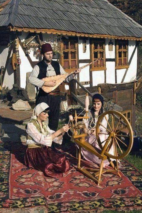 Bosnian Tradition, Bosnian House, Bosnian Culture, Serbian Clothing, Sarajevo Bosnia, Albanian Culture, Costumes Around The World, Bosnia Herzegovina, Balkan Peninsula