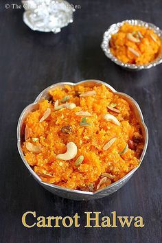 carrot halwa Indian Deserts, Indian Takeout, Carrot Halwa Recipe, Carrot Halwa, Eid Food, Indian Dinner, Winter Dishes, Indian Dessert, Indian Recipe