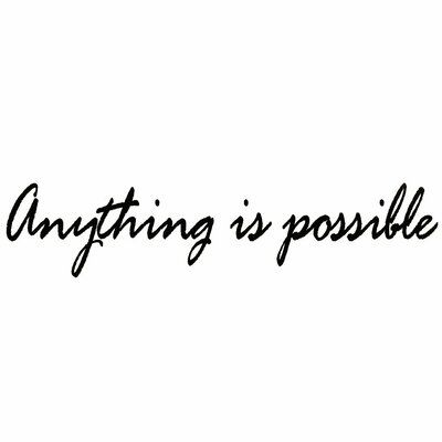 VWAQ Anything is Possible inspirational Vinyl Wall Decal Inspirational Quote Wall, Family Wall Decals, Small Quotes, Wall Art Sticker, Vinyl Wall Quotes, Wood Accent Wall, Inspirational Stickers, Inspirational Quotes Wall Art, In This House We